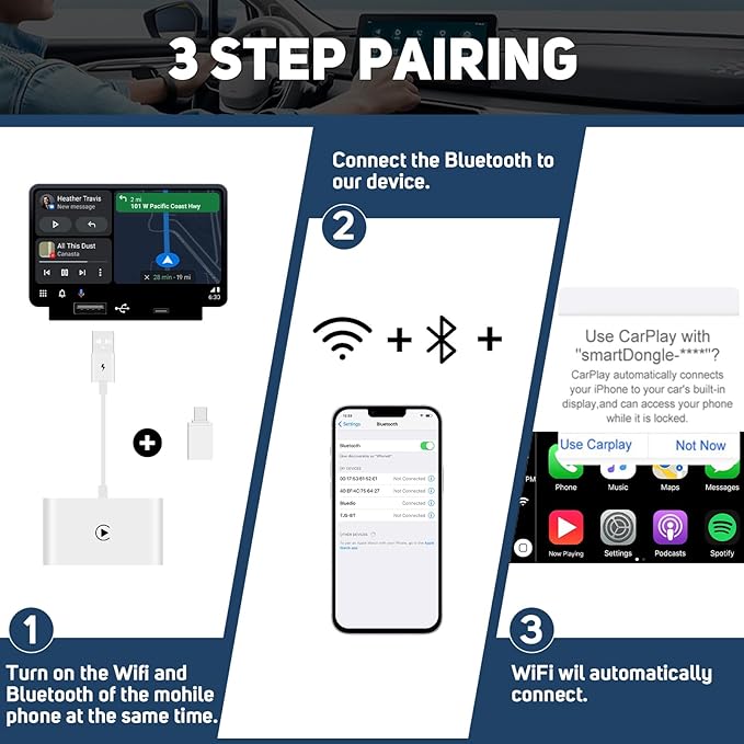 iPhone CarPlay Wireless Dongle